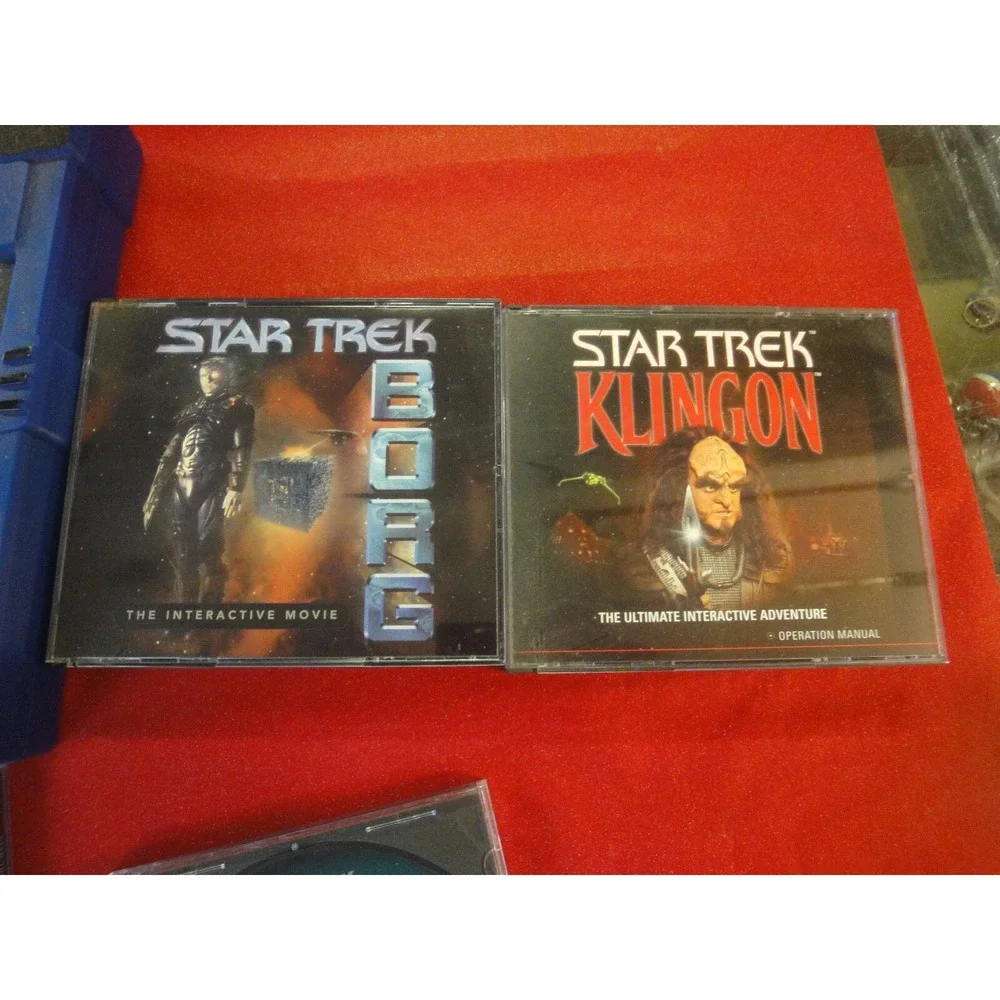 5 Star trek vintage PC game lot Deep space nine next generation pinball Klingon